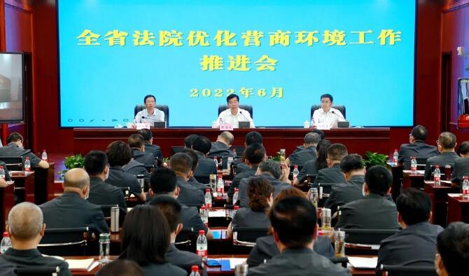 张海波：提升全省法院法治化营商环境工作水平 全力服务保障全省经济社会高质量发展