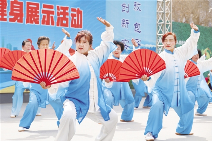 “全民健身我先行”肅州區春季健身展示活動火熱上演